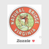 Natural Bridge Virginia - Sticker (Vel)