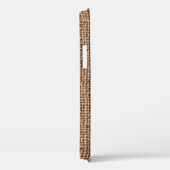 Natural Brown Burlap Canvas Coarse Grunge Backgrou Case-Mate iPhone Case (Achterkant / Rechts)