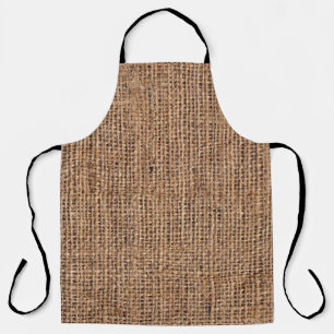 Natural Brown Burlap Canvas Coarse Grunge Backgrou Schort