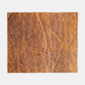 Natural brown leather texturetexture, leather, ski fleece deken (Voorkant (Horizontaal))
