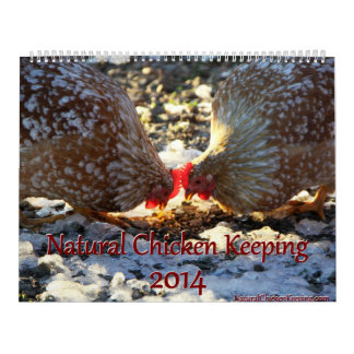 Natural Chicken Keeping '14 Minimalist Calendar LG Kalender