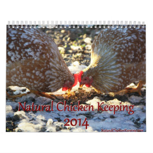 Natural Chicken Keeping 2014 Minimalist Calendar Kalender