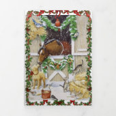 natural Christmas Drieluik Aankondiging (Cover)