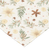 Natural Christmas Holiday – Rustic Farmhouse Decor Tafelkleed (Gekanteld)