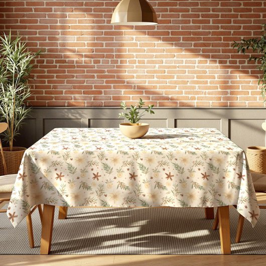 Natural Christmas Holiday – Rustic Farmhouse Decor Tafelkleed