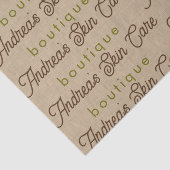 Natural Color Classic Line Texture Text Pattern Tissuepapier (Detail)