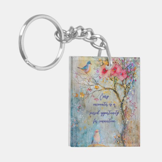 Natural Connection Acryl Sleutelhanger (Voorkant Links)