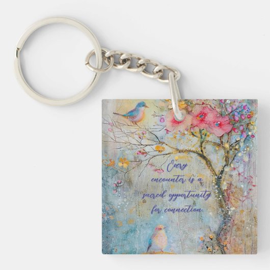 Natural Connection Acryl Sleutelhanger (Voorkant)