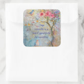 Natural Connection-Sticker Vierkante Sticker (Tas)