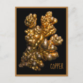 Natural Dendritic Copper Mineral Rock Photography Briefkaart (Voorkant)