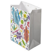 Natural Design - Natur Medium Cadeauzakje (Voorkant Gekanteld)