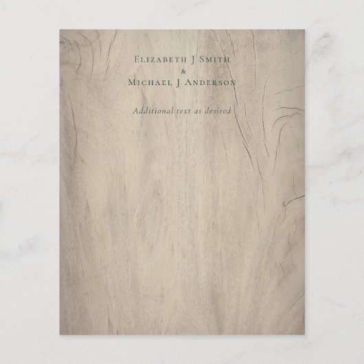 Natural Earth Rustic Woodland Bladeren (Achterkant)