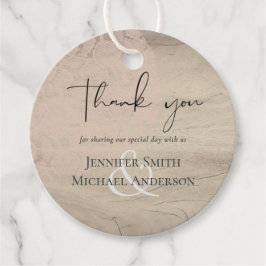 Natural Earth Rustic Woodland Bladeren Bedankjes Labels