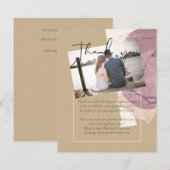 Natural Earth Rustic Woodland Fall Leaves Wedding (Voorkant / Achterkant)