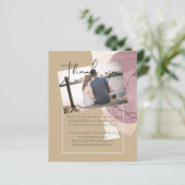 Natural Earth Rustic Woodland Fall Leaves Wedding (Staand voorkant)