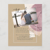 Natural Earth Rustic Woodland Fall Leaves Wedding (Voorkant)