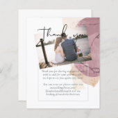 Natural Earthen Tones Abstract Wedding (Voorkant / Achterkant)