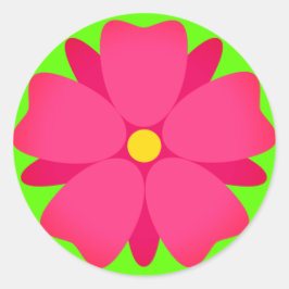 Natural Emoji Flower Ronde Sticker