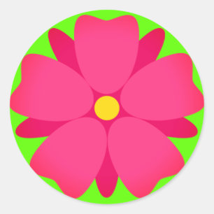 Natural Emoji Flower Ronde Sticker