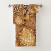 Natural Ethno Braun Mandala - Bad  Handdoek (Insitu)