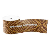 Natural Fibre Twine Jute Style - Optionele woorden Grosgrain Lint (Spoel)