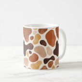 Natural Flow Coffee Mug – Warm Neutral Aesthetic Koffiemok (Voorkant rechts)