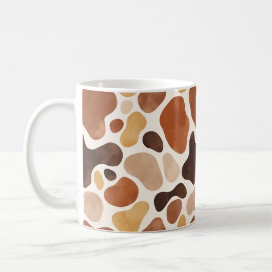 Natural Flow Coffee Mug – Warm Neutral Aesthetic Koffiemok (Links)