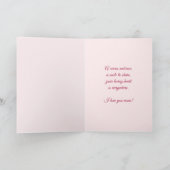 Natural Flower Heart - Happy Moederdag pink. Feestdagen Kaart (Binnen)