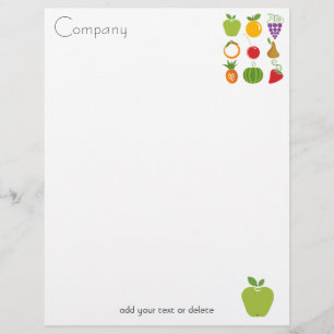 Natural Food Letterhead