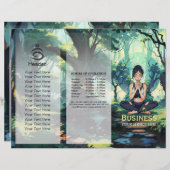 Natural Forest Yoga Fitness Instructor (Voorkant / Achterkant)