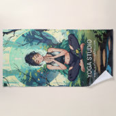 Natural Forest Yoga Fitness Instructor Strandlaken (Voorkant)