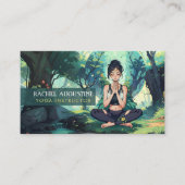 Natural Forest Yoga Fitness Instructor Visitekaartje (Voorkant)