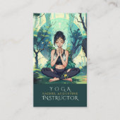 Natural Forest Yoga Fitness Instructor Visitekaartje (Voorkant)