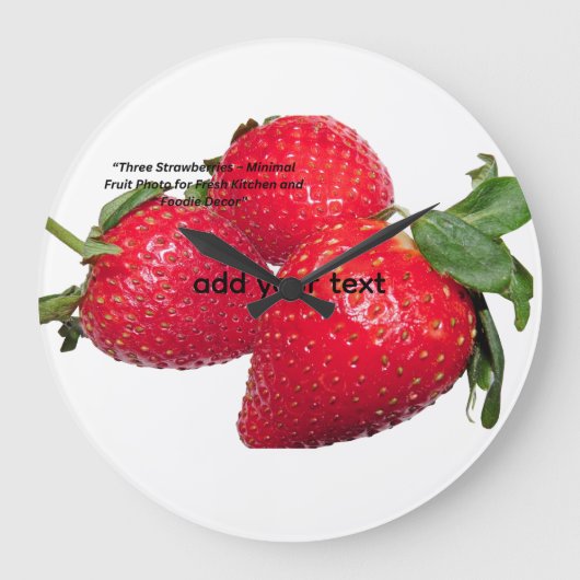 Natural Fruit Cushion for Home Decor Grote Klok (Voorkant)