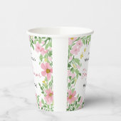 Natural Garden Baby Shower Papieren Bekers (Links)