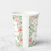 Natural Garden Baby Shower Papieren Bekers (Rechts)