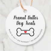 Natural Gourmet Dog Treat Bedankjes Labels (Voorkant)