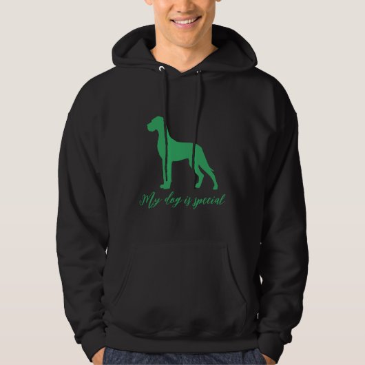 Natural Great Dane Hoodie (Voorkant)