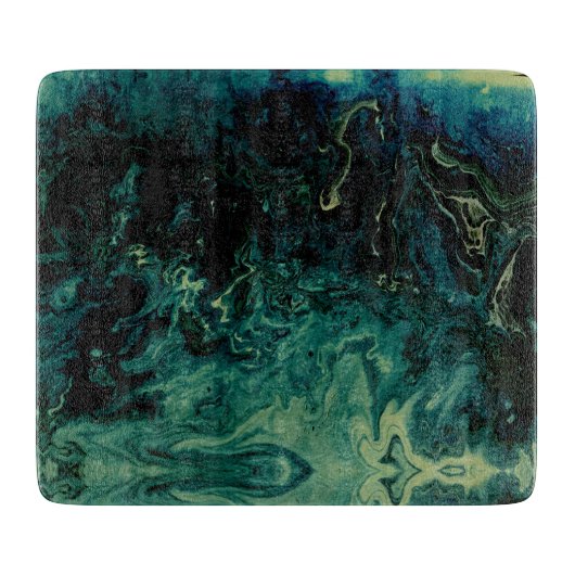 Natural Green Marble Decor Stone Snijplank (Voorkant)