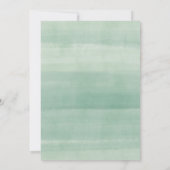 Natural Greenery | BABY SHOWER WATERVERF Kaart (Achterkant)