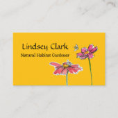 Natural Habitat Gardener Landschapsontwerp Visitekaartje (Voorkant)