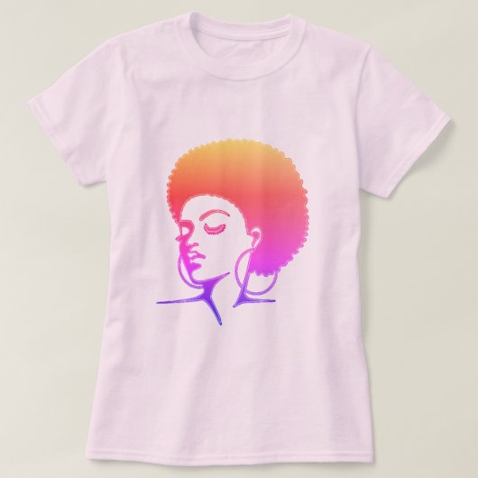 Natural Hair T-Shirt (Design voorkant)