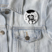 Natural Hair T shirt Ronde Button 5,7 Cm (In situ)