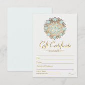 Natural Health Spa Lotus Flower Cadeaubon (Voorkant / Achterkant)