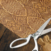 Natural Hessian Jute Plant Fibre Print - Crafting Tissuepapier