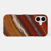 Natural Layered Jasper Stone iPhone 16 Hoesje (Achterkant horizontaal)