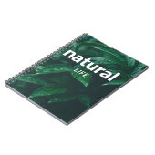 Natural Life Notitieboek – Green Leaves Hoesje (Linkerzijde)