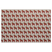 Natural Linen Dala Horse Fabric Stof (Yard (91,4 cm))