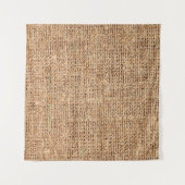 Natural linen texture as background wandkleed (Voorkant (horizontaal))