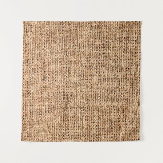 Natural linen texture as background wandkleed (Voorkant (horizontaal))